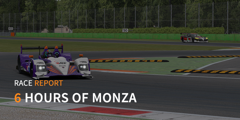 High speed action at Monza