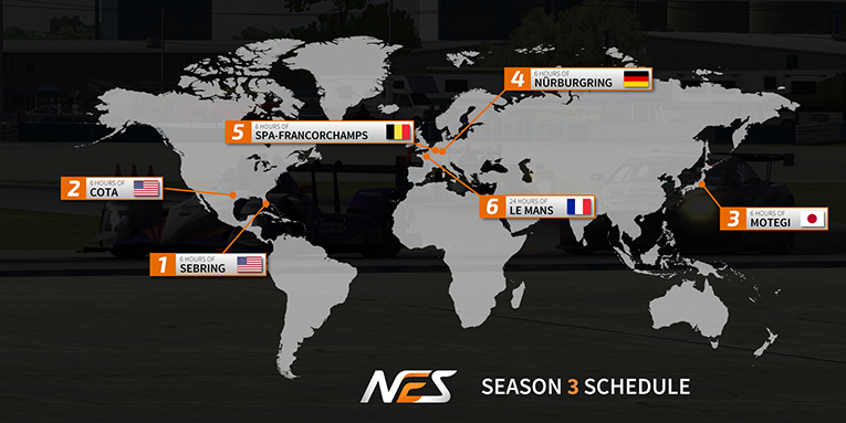 NEO Endurance Series season 3 schedule revealed